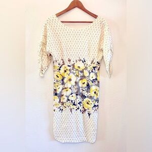 Anthropologie Floral Meadow Rue Dress Size US 4